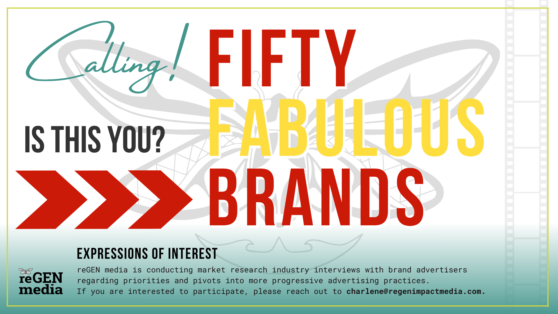 Calling 50 fabulous brands graphic Calling 50 fabulous brands graphic